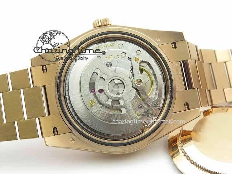 1226 Sophisticated Day-Date 40mm 228239 RG Noob 1:1 Best Edition Brown Roman Dial On RG President Bracelet A 3707